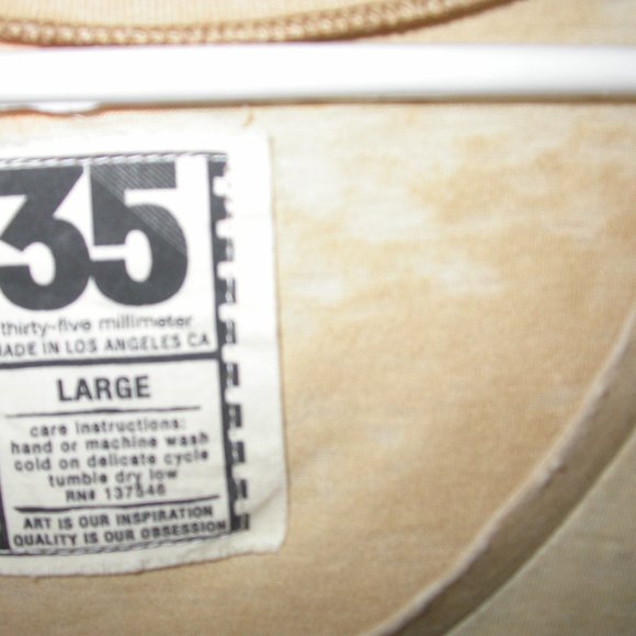 Camel Distressed Crop Top - Picture 3 of 3